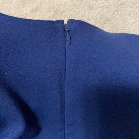 Jcrew Navy Scalloped Dress - Picture 13 of 16